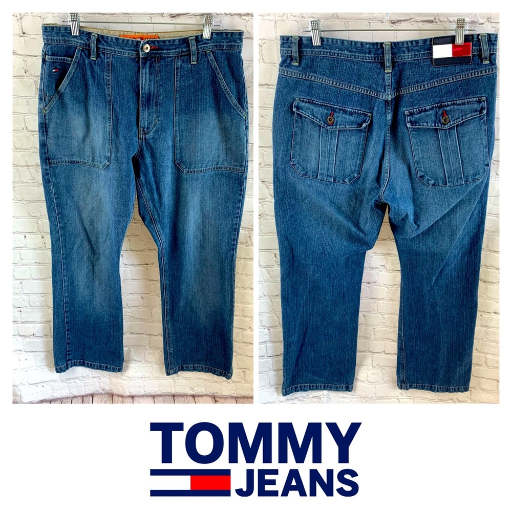 90s Vintage Tommy Hilfiger Carpenter Jeans Loose